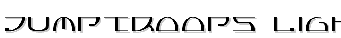 Jumptroops Light font